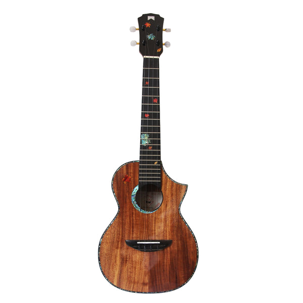 MrMai Ukulele MT-60 Tenor Solid Koawood Handcraft 4 Strings guitar Gloss Finish With Hardcase