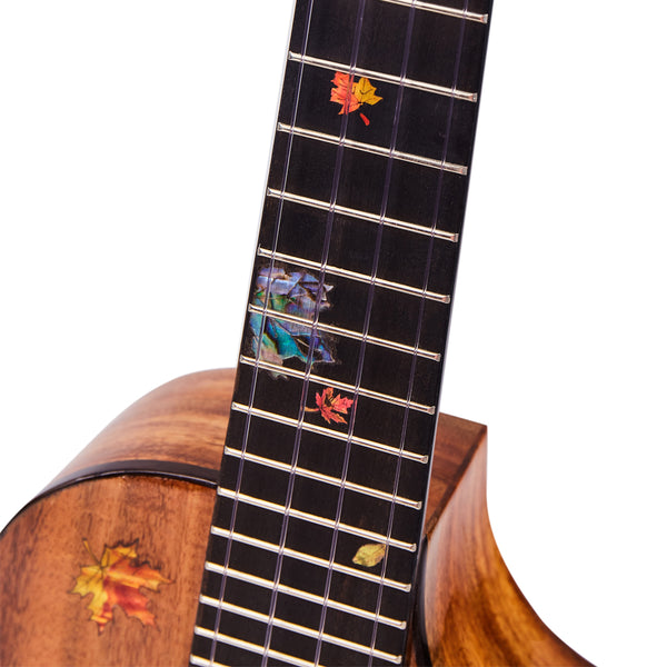 MrMai MC-60 Ukulele Concert Solid Koawood Handcraft 4 Strings guitar Gloss Finish With Hardcase