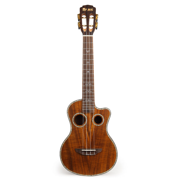 MrMai ML-T Tenor Ukulele 26 inch Acacia Wood Ukulele with Gig bag,Tuner,Strap