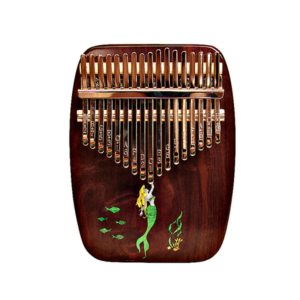 MrMai Mermaid Kalimba Thumb Piano 17 Keys, Portable Mbira Finger Piano Gifts for Kids and Adults Beginners Professional