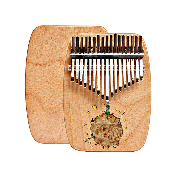 MrMai TheLittlePrince Kalimba Thumb Piano 17 Keys, Portable Mbira Finger Piano Gifts for Kids and Adults Beginners Professional
