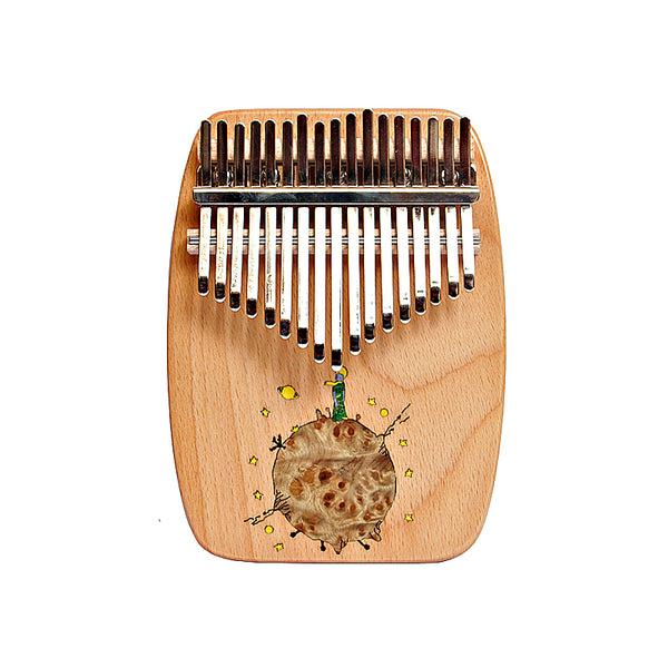 MrMai TheLittlePrince Kalimba Thumb Piano 17 Keys, Portable Mbira Finger Piano Gifts for Kids and Adults Beginners Professional