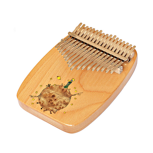 MrMai TheLittlePrince Kalimba Thumb Piano 17 Keys, Portable Mbira Finger Piano Gifts for Kids and Adults Beginners Professional