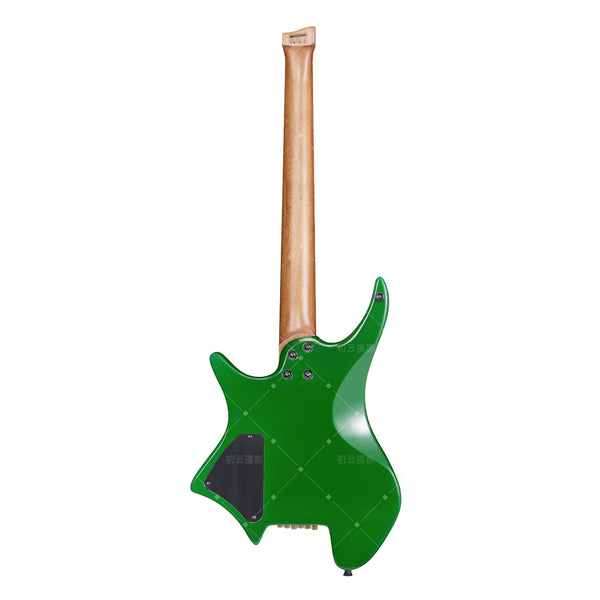 Toreator PJ-22 Electric Guitar with Black Cylindrical Bridge, Black Glossy Double Pickups