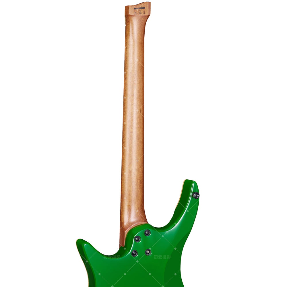 Toreator PJ-22 Electric Guitar with Black Cylindrical Bridge, Black Glossy Double Pickups