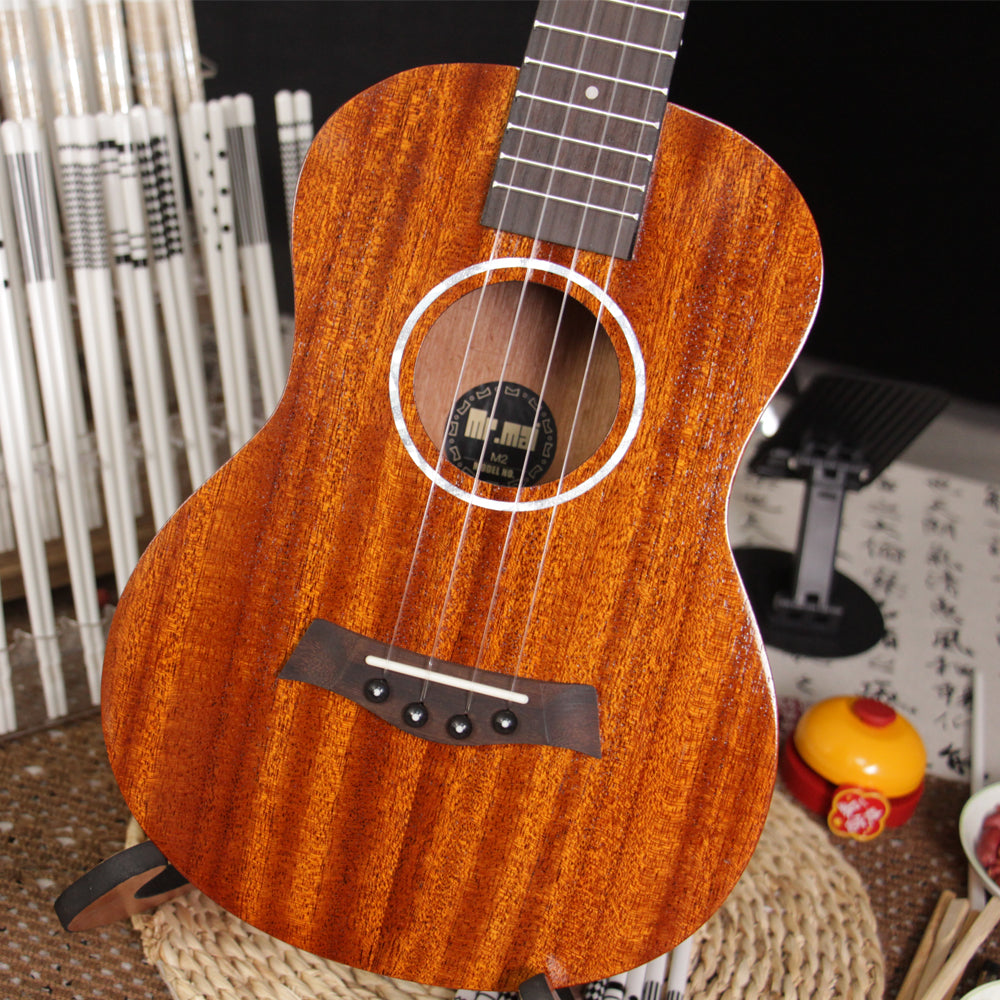 [New]MrMai M2 Concert/Tenor Solid Mahogany Ukulele Gloss Finish with Bag