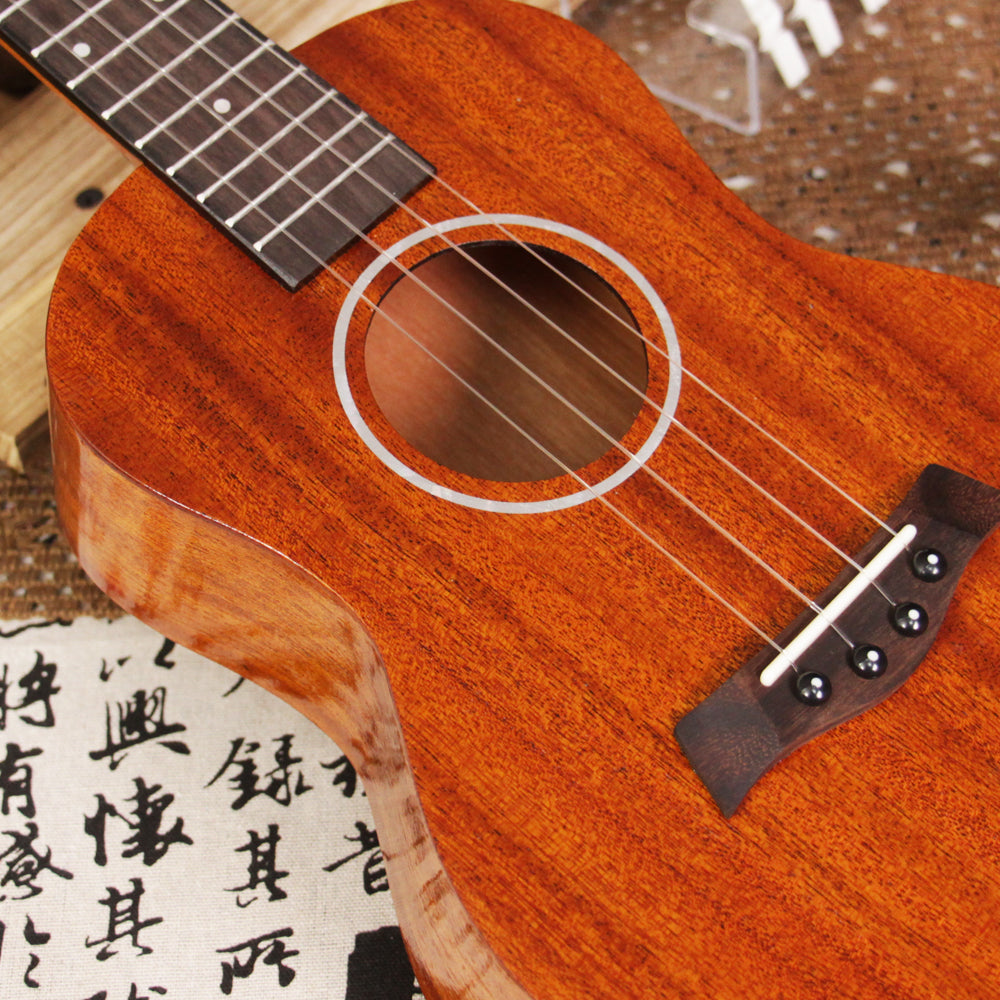 [New]MrMai M2 Concert/Tenor Solid Mahogany Ukulele Gloss Finish with Bag