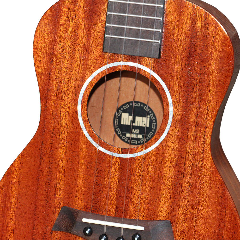 [New]MrMai M2 Concert/Tenor Solid Mahogany Ukulele Gloss Finish with Bag