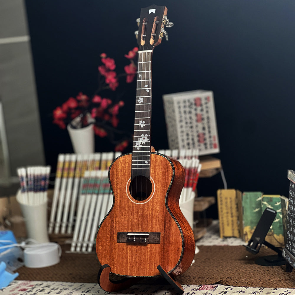 [New]MrMai MA80 Concert/Tenor All Solid Mahogany Ukulele Gloss Finish with Bag