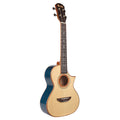 Mr.mai MD-T Blue Ukulele Tenor 26 inches Solid Spruce Gloss Finish With Hard Case (Can beinstalled Pick-up/EQ,electro connect to the AMP). )
