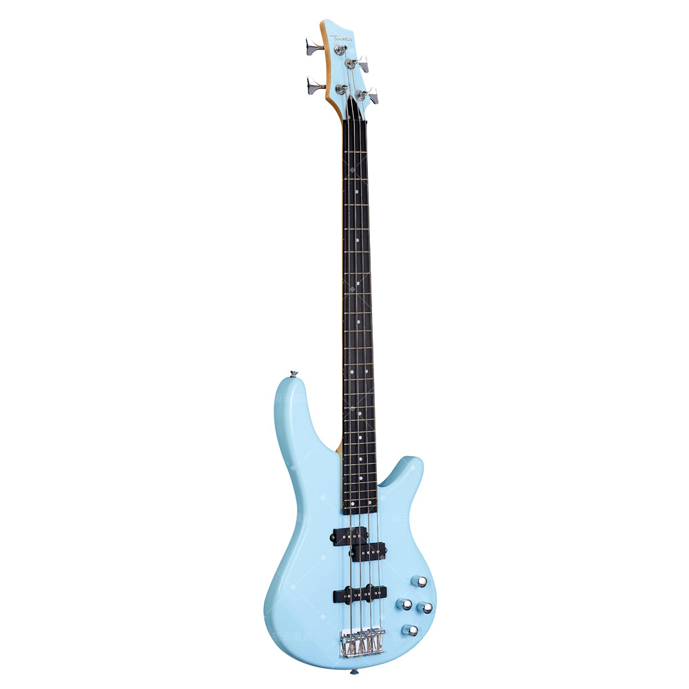 Toreator PJ-22 Bass Guitar with Techwood Fingerboard, 4-String Chrome Bridge & Black Matte Pickup