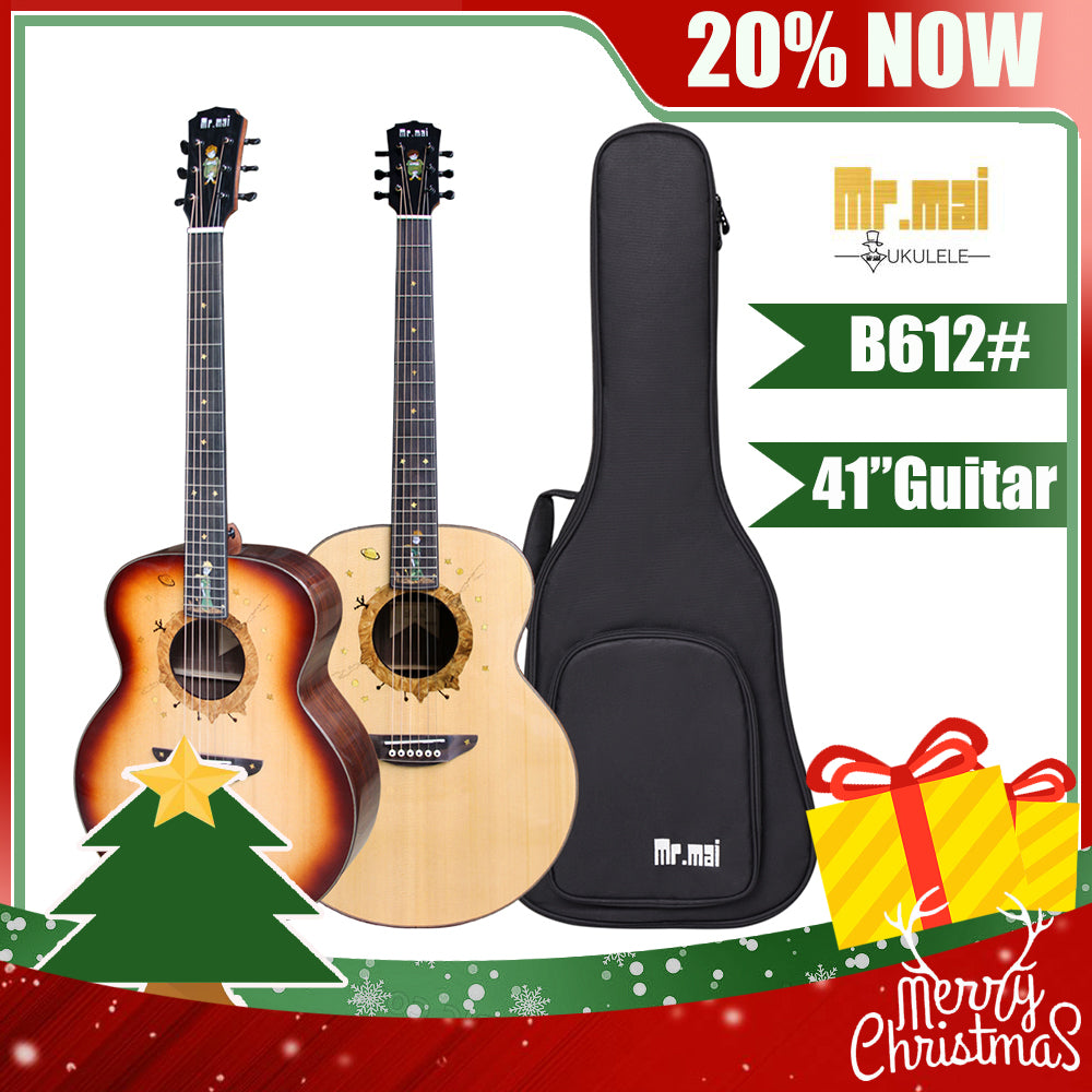 [New]« le petit prince »41 inches Acoustic Guitar B612# Gloss Finish with Bag