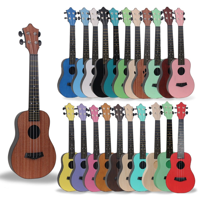 Soprano/Concert Colorful Ukulele 21/23 Inch Travel Ukulele