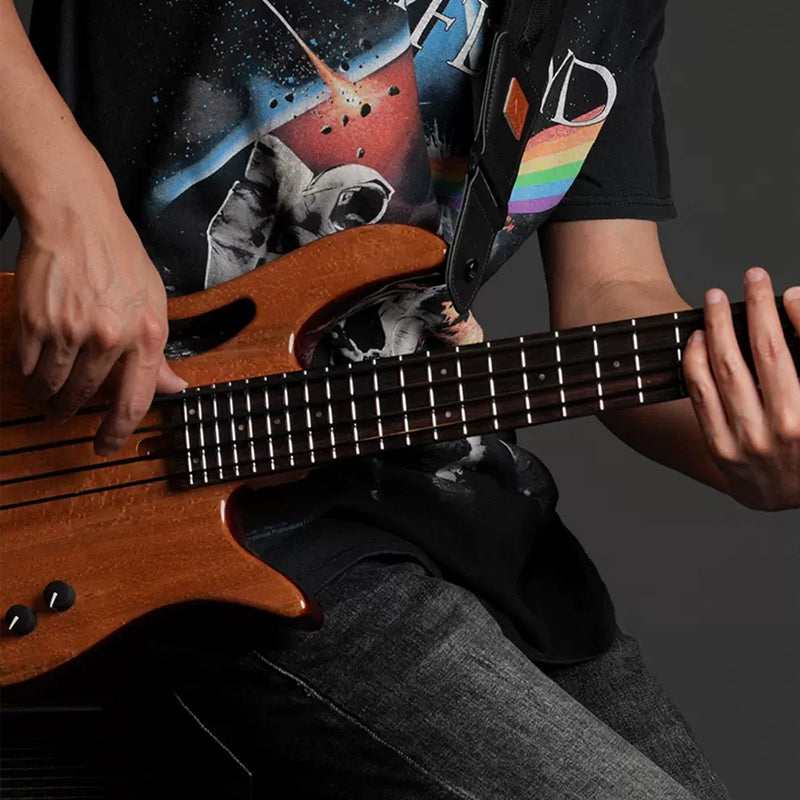 Travel Mini Bass Guitar 31.6 Inches Digital Pick Up 4 strings With Bag,strap,line