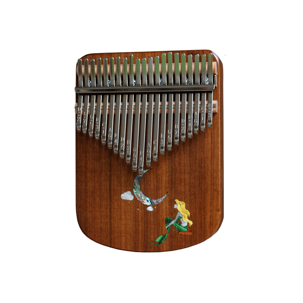 MrMai Mermaid Kalimba Thumb Piano 21 Keys, Portable Mbira Finger Piano Gifts for Kids and Adults Beginners Professional
