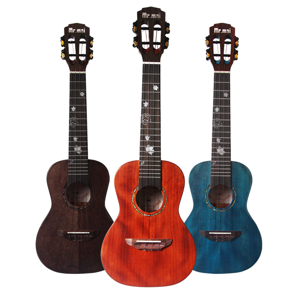 MrMai MA-60 Concert Ukulele 23 Inch Solid Mahogany wood Gloss Finish with Gig Bag