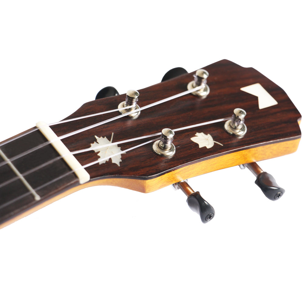 Mrmai MMA Ukulele Concert 23 Inch Ukulele Koa wood with Gig Bag,straps,capo