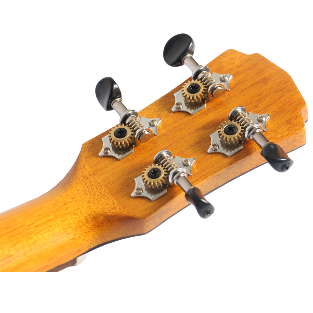 Mrmai MMA Ukulele Concert 23 Inch Ukulele Koa wood with Gig Bag,straps,capo