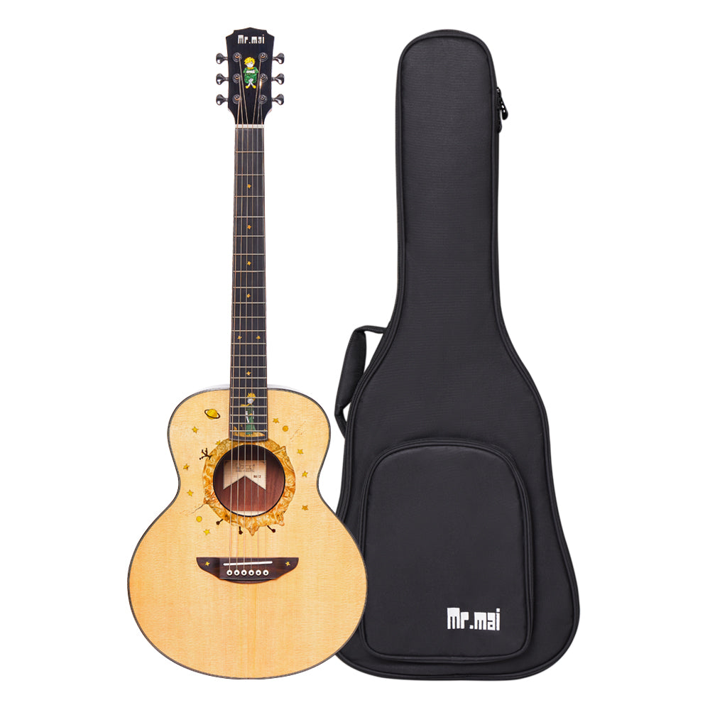 « le petit prince » 36 inches Travel Guitar B612 Gloss Finish with Bag