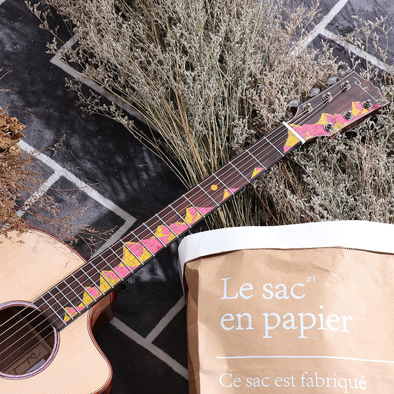 Top Solid Spruce 41 Inches Acoustic Guitar with Accessories Gloss Finish