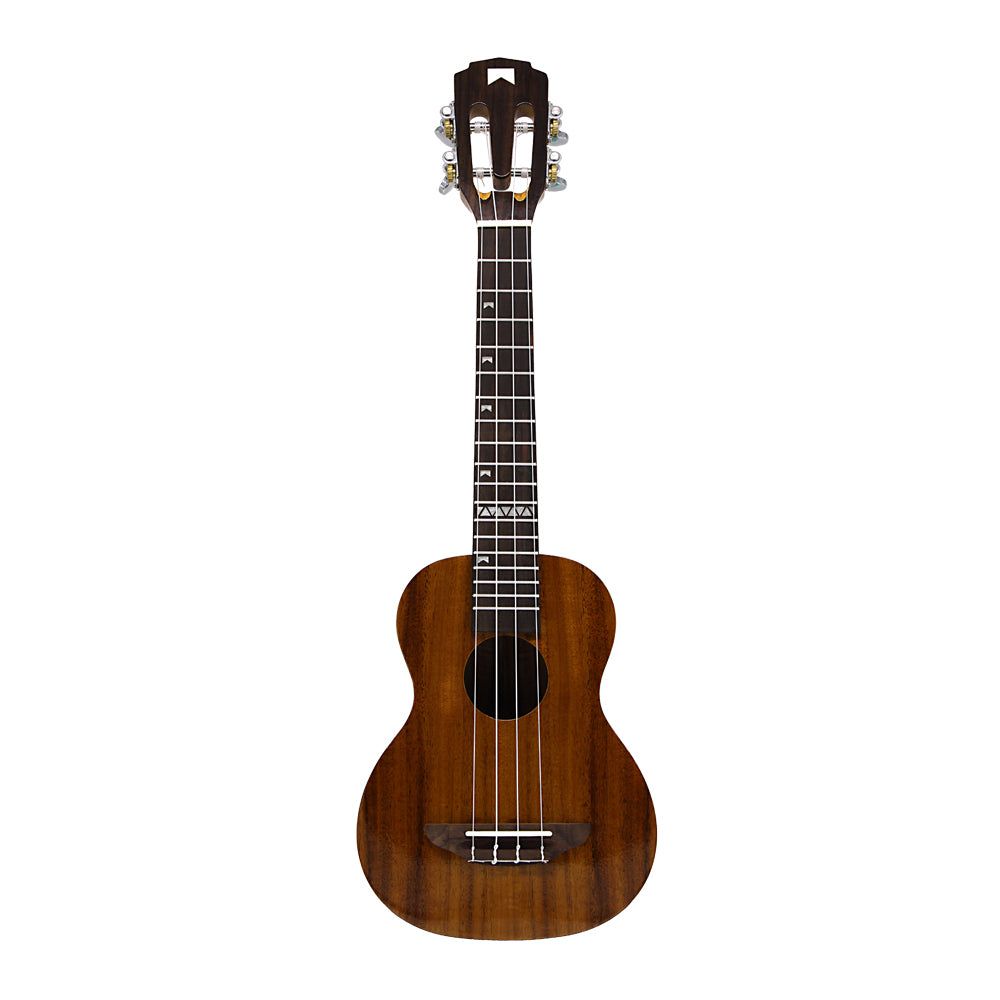 Mr.mai MS-80 Ukulele Soprano 21 Inch All Solid Koa wood Gloss Finish With Hard Case