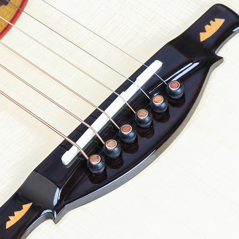 Twelve Constellations Top Solid Spruce 41 Inches Acoustic Guitar with Accessories Gloss Finish