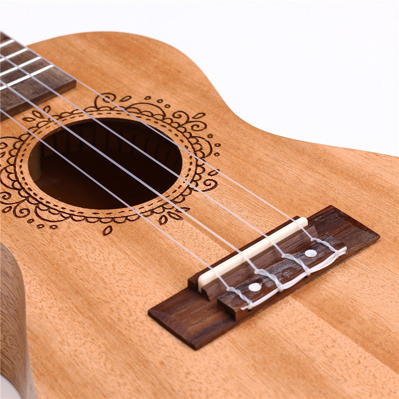 Soprano/Concert/Tenor Ukulele  21/23/26 Inch Mahogany With Bag,tuner,strap,capo