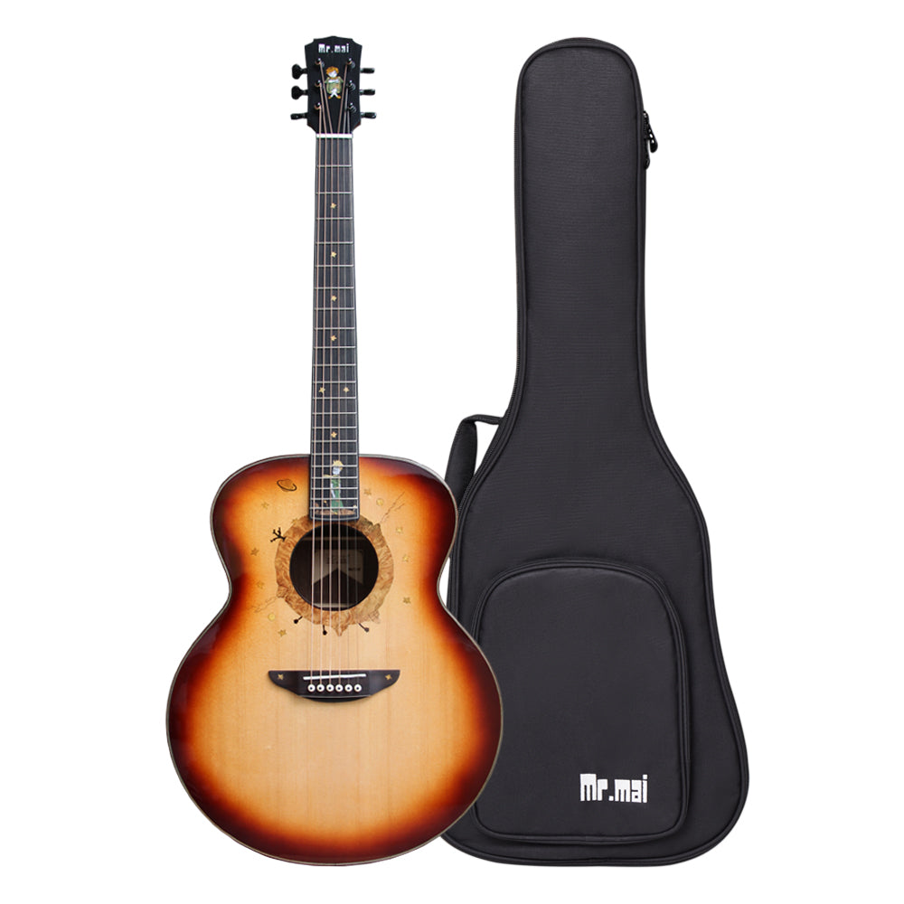 [New]« le petit prince »41 inches Acoustic Guitar B612# Gloss Finish with Bag
