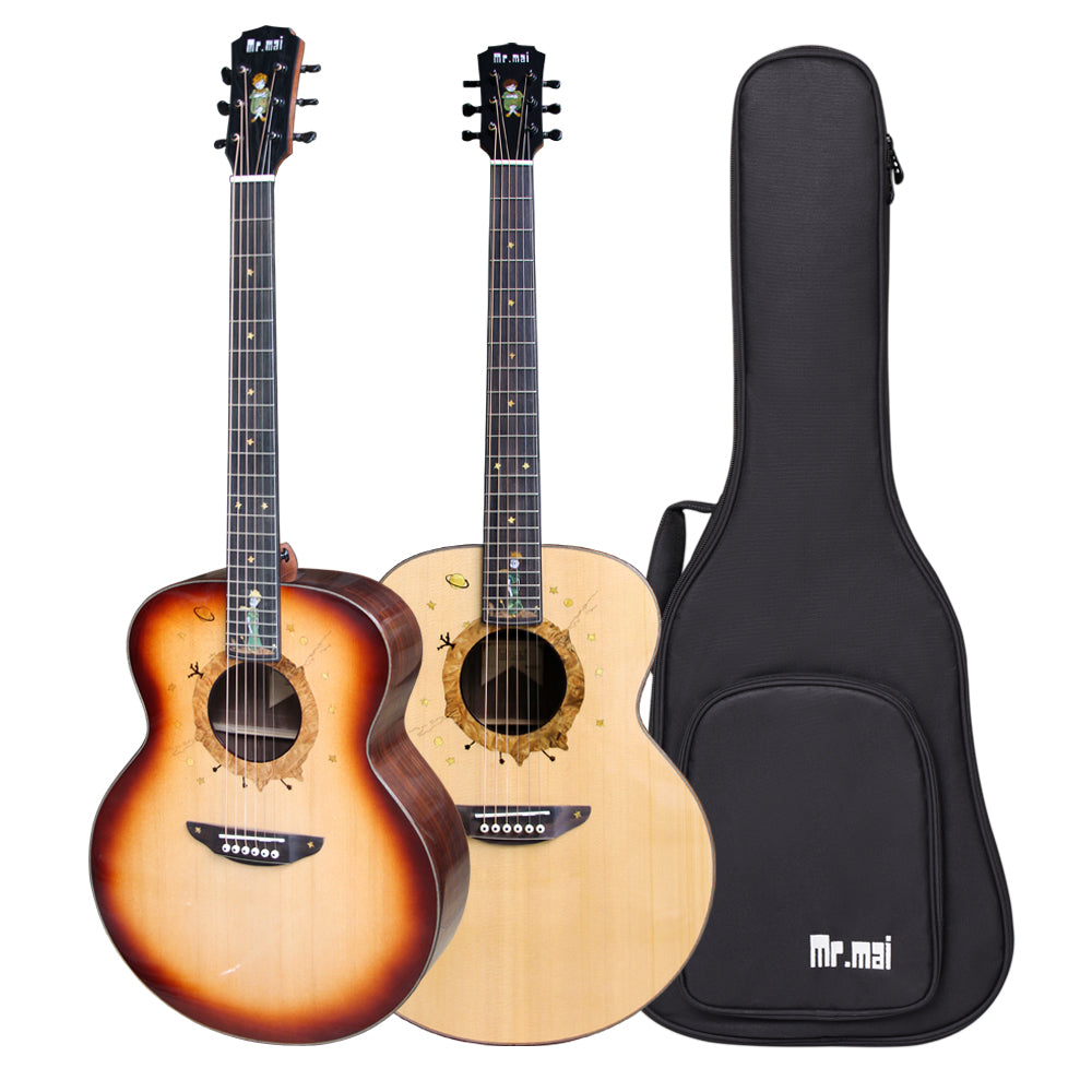 [New]« le petit prince »41 inches Acoustic Guitar B612# Gloss Finish with Bag