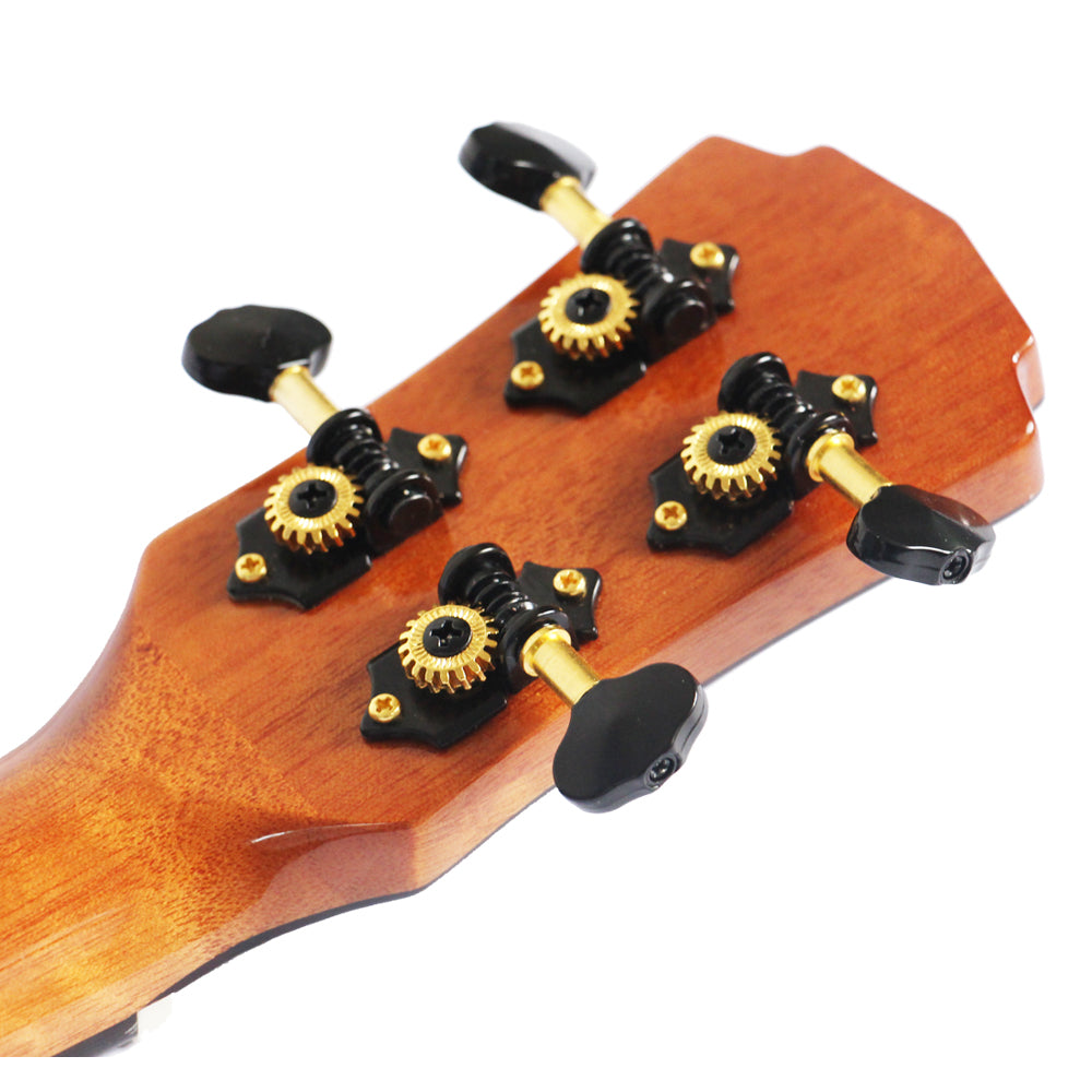 Mr.mai MD-T Blue Ukulele Tenor 26 inches Solid Spruce Gloss Finish With Hard Case (Can beinstalled Pick-up/EQ,electro connect to the AMP). )