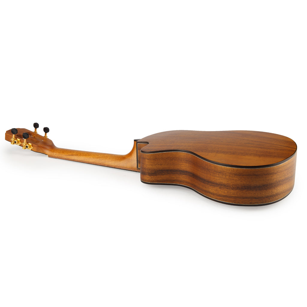 MrMai ML-T Tenor Ukulele Ukelele de madera de Koa de 26 pulgadas con funda, afinador, correa