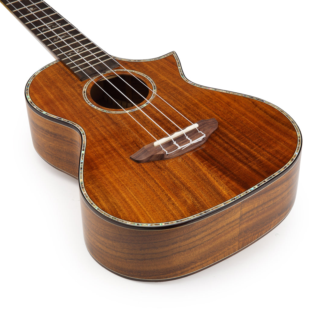 MrMai MC-30 Tenor Ukulele 26 Inch All Solid Koa wood Gloss Finish With –  MrMaiukulele