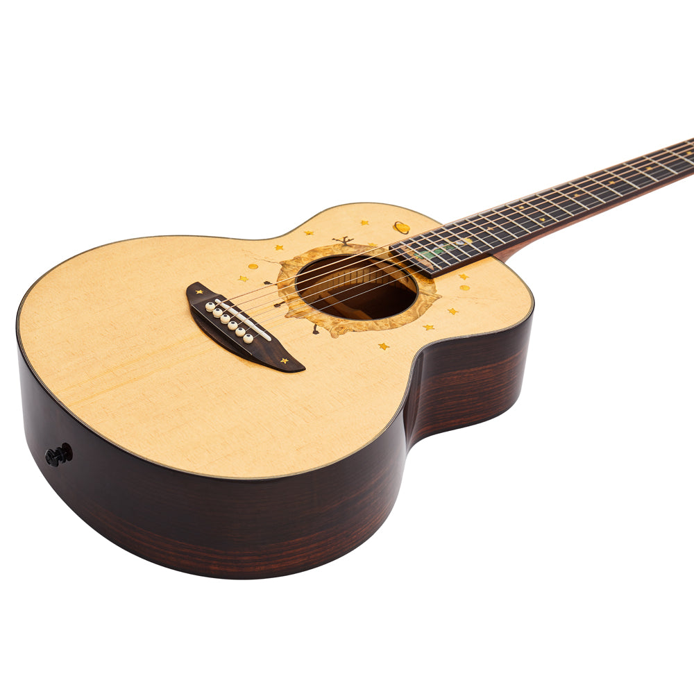 [New]« le petit prince »41 inches Acoustic Guitar B612# Gloss Finish with Bag