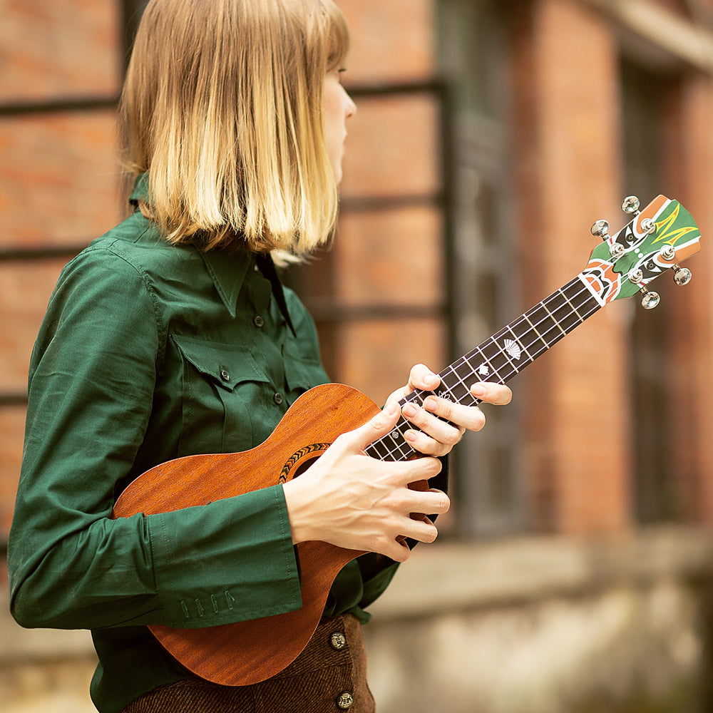 [Special Offer Now]Mrmai AA2S Soprano Ukulele 21 Inch Mahogany wood for Beginner Free Shipping