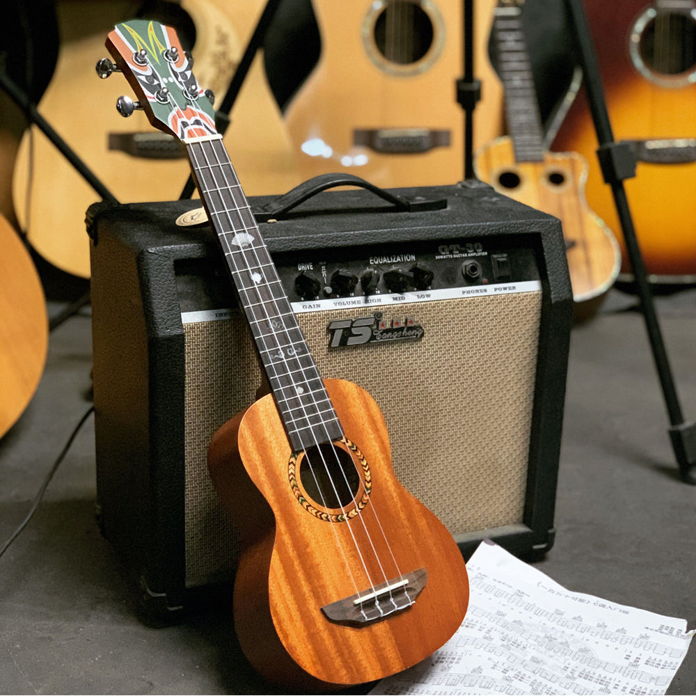 [Special Offer Now]Mrmai AA2S Soprano Ukulele 21 Inch Mahogany wood for Beginner Free Shipping