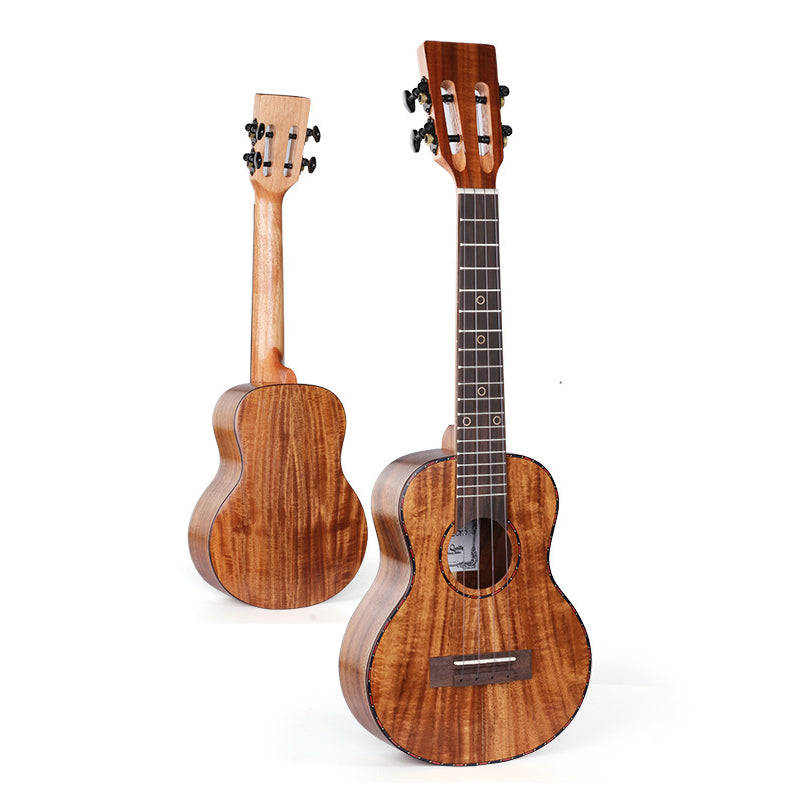 Concert/Tenor Ukulele 23 26 Inch Acacia wood With Bag,tuner,strap,capo