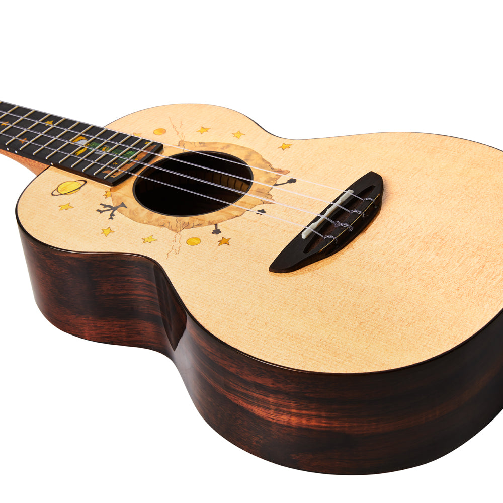 [New]« le petit prince » Ukulele Concert/Tenor Gloss Finish with Hard Case