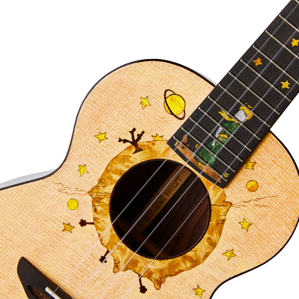 [New]« le petit prince » Ukulele Concert/Tenor Gloss Finish with Hard Case