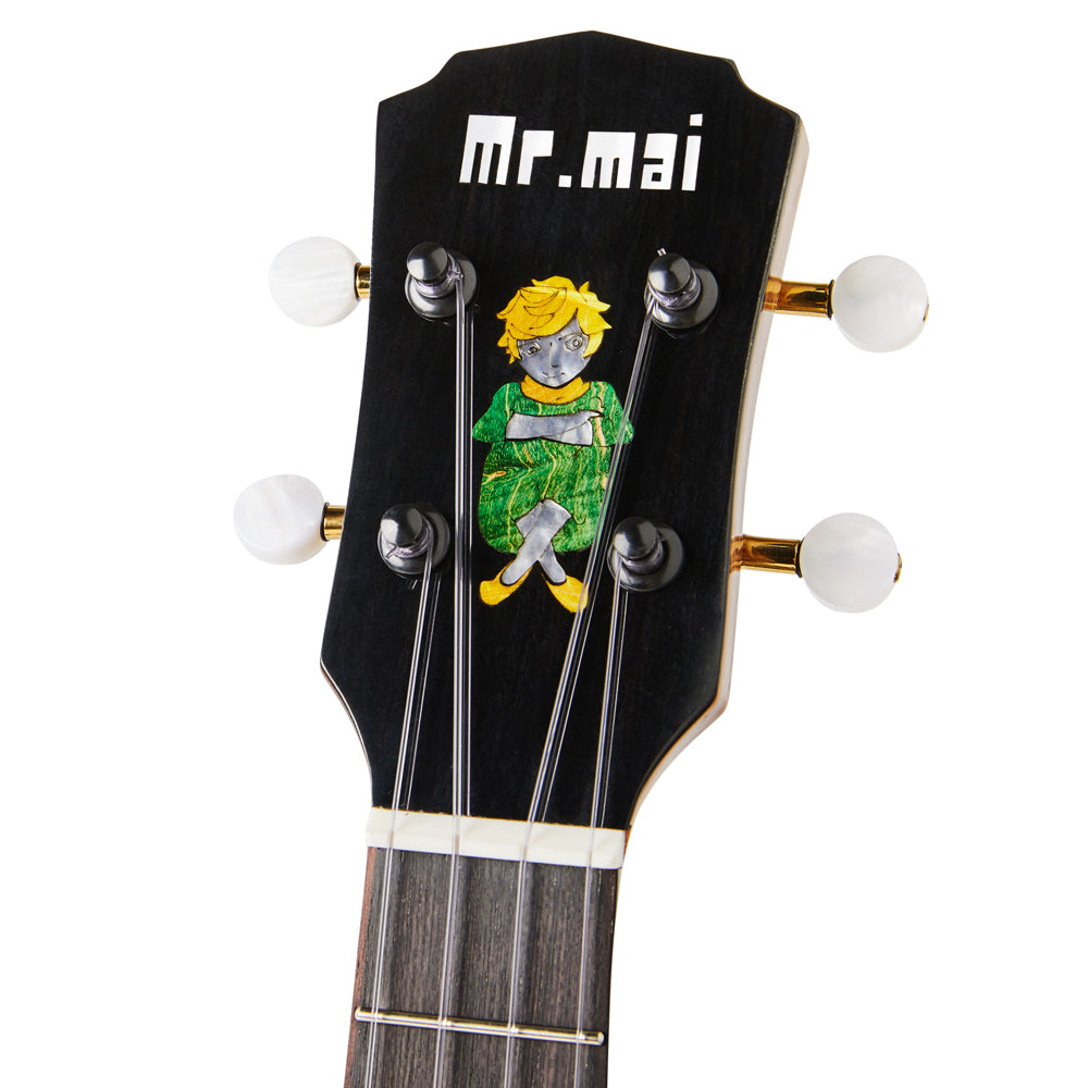 [New]« le petit prince » Ukulele Concert/Tenor Gloss Finish with Hard Case