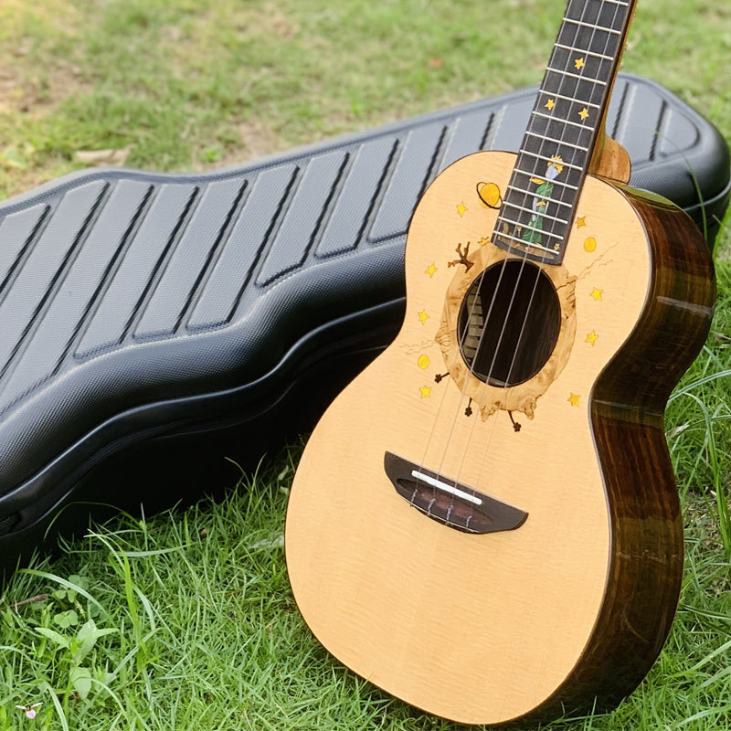 [New]« le petit prince » Ukulele Concert/Tenor Gloss Finish with Hard Case